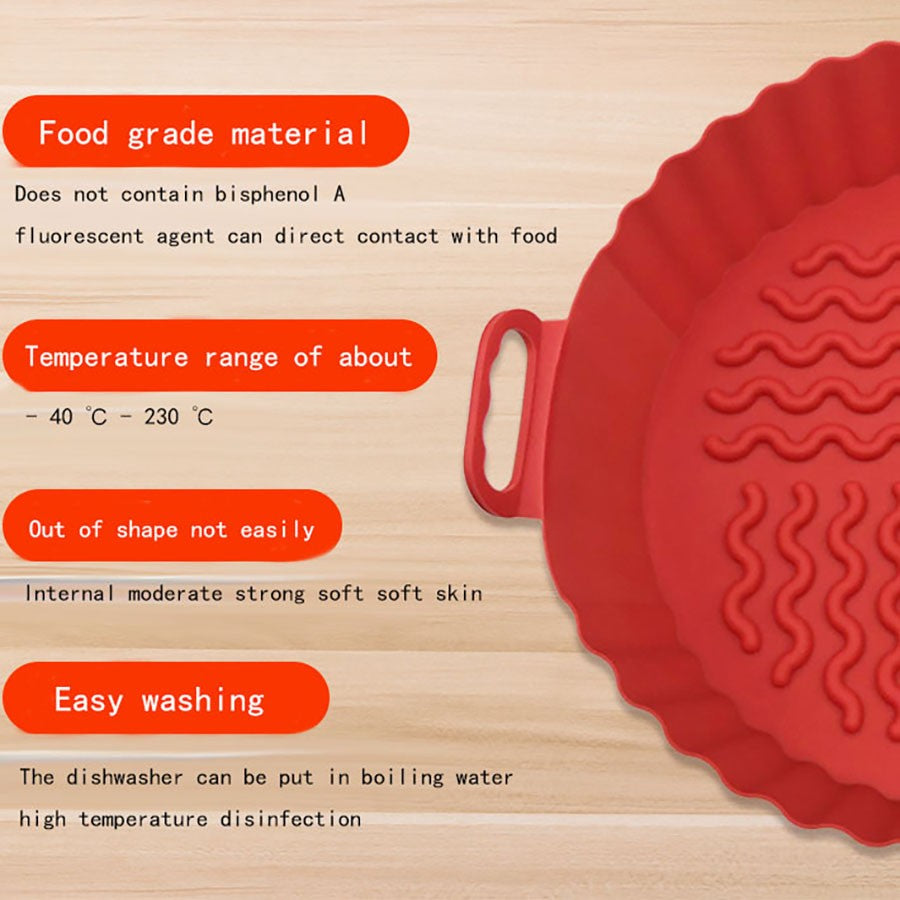 AirChef™ – Forro Gourmet de Silicone para Air Fryer