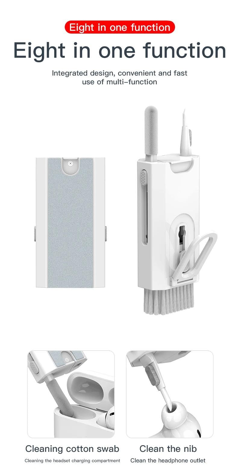 GadgetCare 8 em 1 – O Kit Inteligente para Limpeza Profissional dos Seus Dispositivos Portátil. Completo