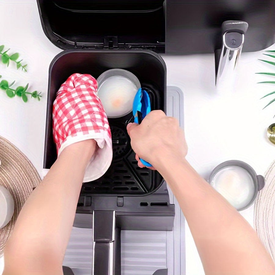 Kit Premium de Formas de Silicone para Air Fryer – Cozinhe com Sabor, Limpeza e Sofisticação!