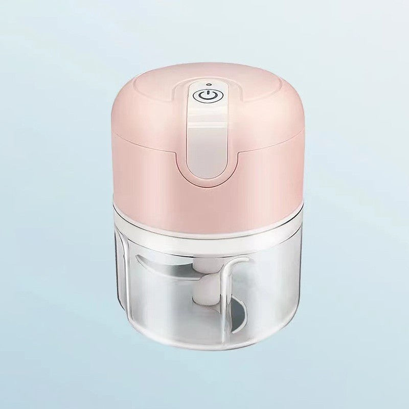 Mini Processador Elétrico USB para Alho, Cebola e Vegetais – Compacto, Recarregável e Super Prático!