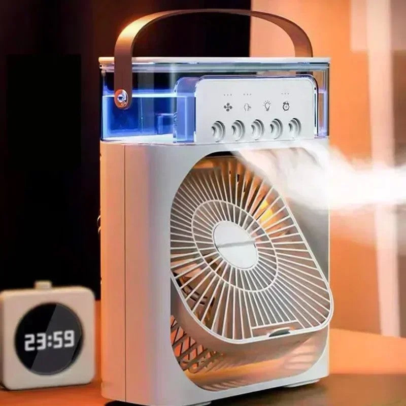 CoolBreeze™ 3 em 1 – Ar Condicionado Portátil com Umidificador e Ventilador Silencioso para Casa, Escritório e Quarto