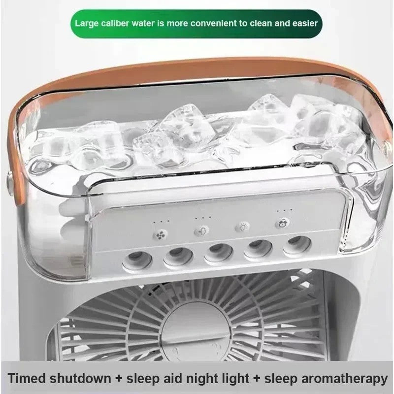 CoolBreeze™ 3 em 1 – Ar Condicionado Portátil com Umidificador e Ventilador Silencioso para Casa, Escritório e Quarto