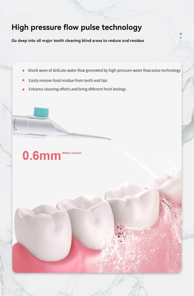 Irrigador Oral de Alta Pressão Portátil – Limpeza Bucal Profunda e Tecnologia ao Seu Alcance!