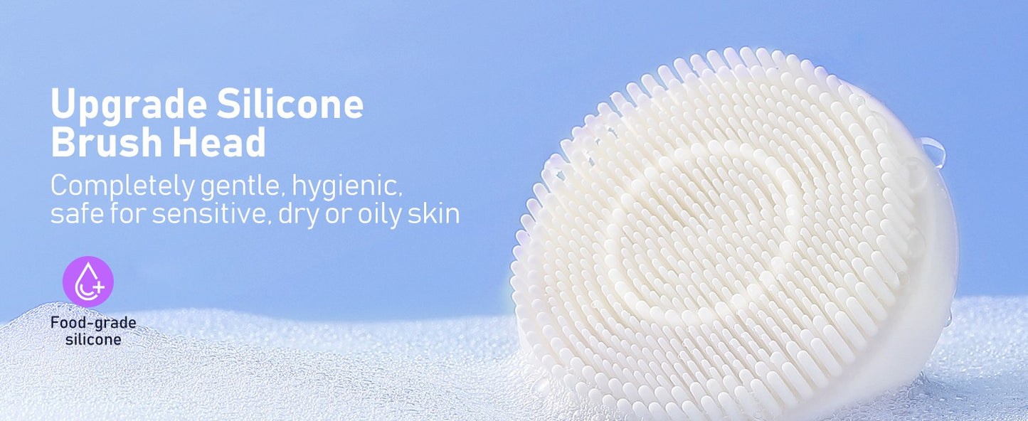GlowSpa™ 7 em 1 – Escova Elétrica Facial Rosa com Limpeza Profunda, Esfoliação e Massagem Rejuvenescedora