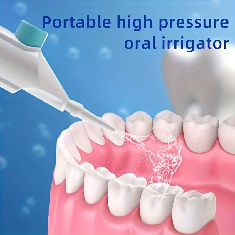 Irrigador Oral de Alta Pressão Portátil – Limpeza Bucal Profunda e Tecnologia ao Seu Alcance!