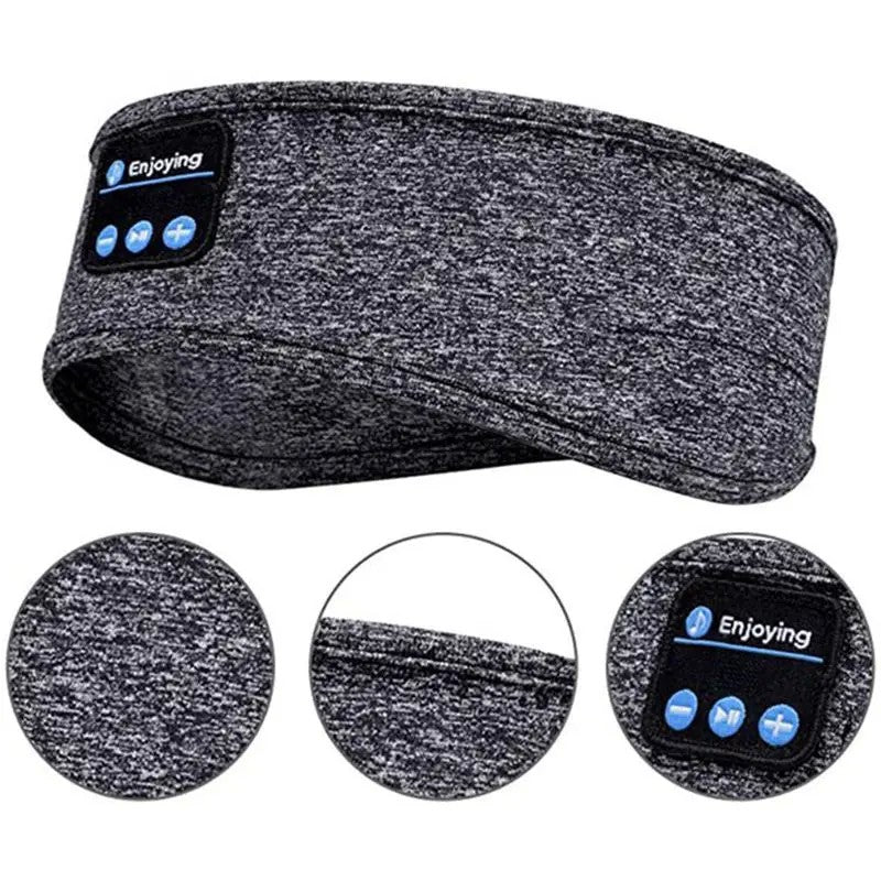 Máscara de Olho com Fone Bluetooth Embutido – Ideal para Dormir, Meditar, Viajar ou Treinar com Conforto Total