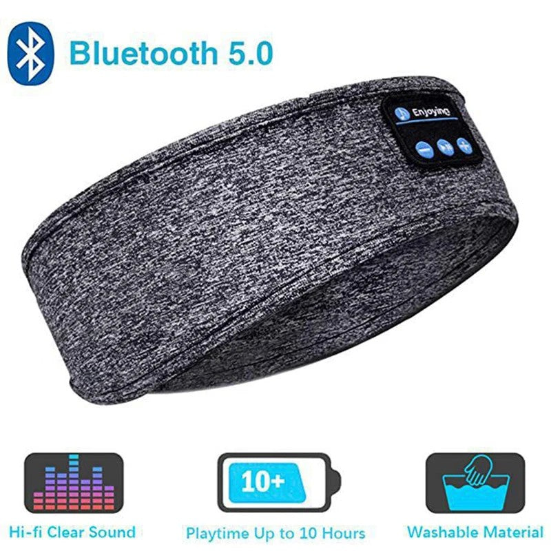 Máscara de Olho com Fone Bluetooth Embutido – Ideal para Dormir, Meditar, Viajar ou Treinar com Conforto Total