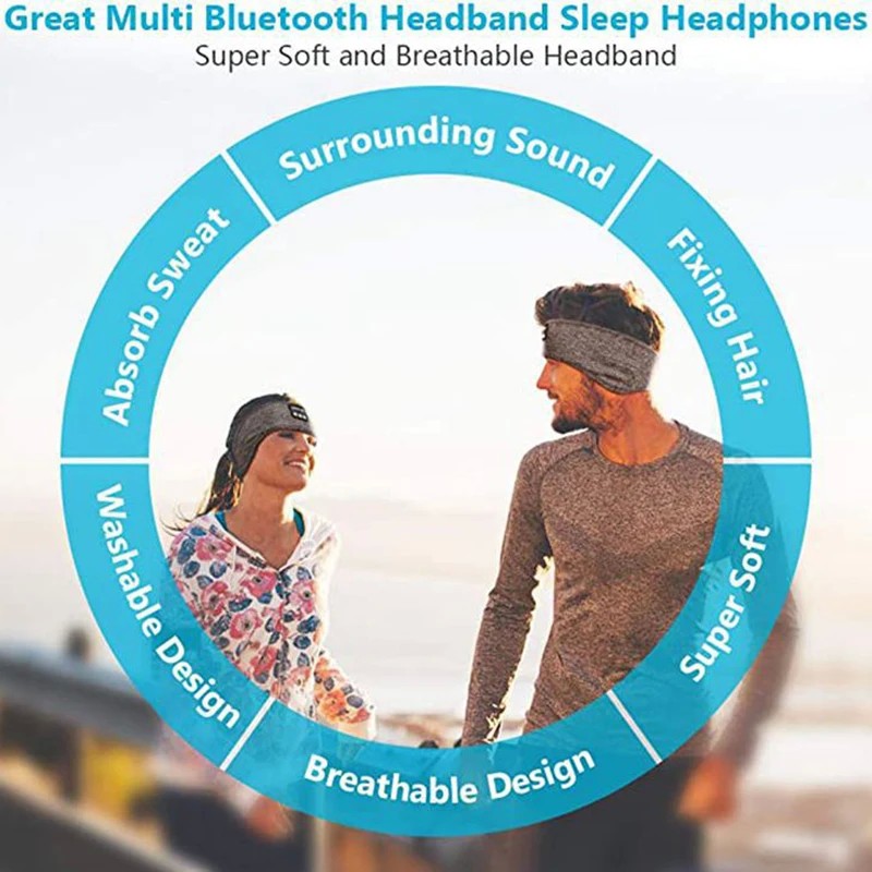 Máscara de Olho com Fone Bluetooth Embutido – Ideal para Dormir, Meditar, Viajar ou Treinar com Conforto Total