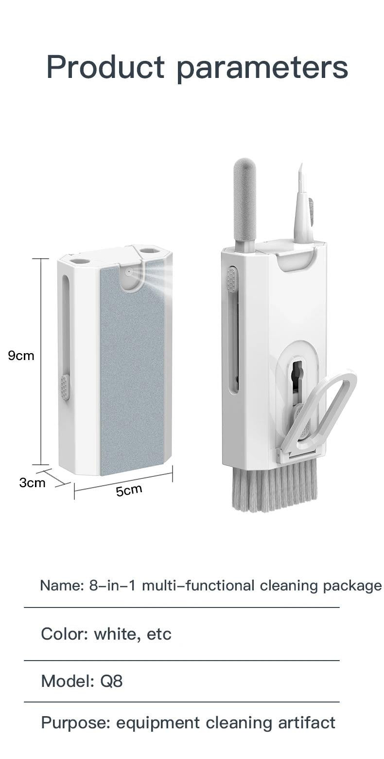 GadgetCare 8 em 1 – O Kit Inteligente para Limpeza Profissional dos Seus Dispositivos Portátil. Completo