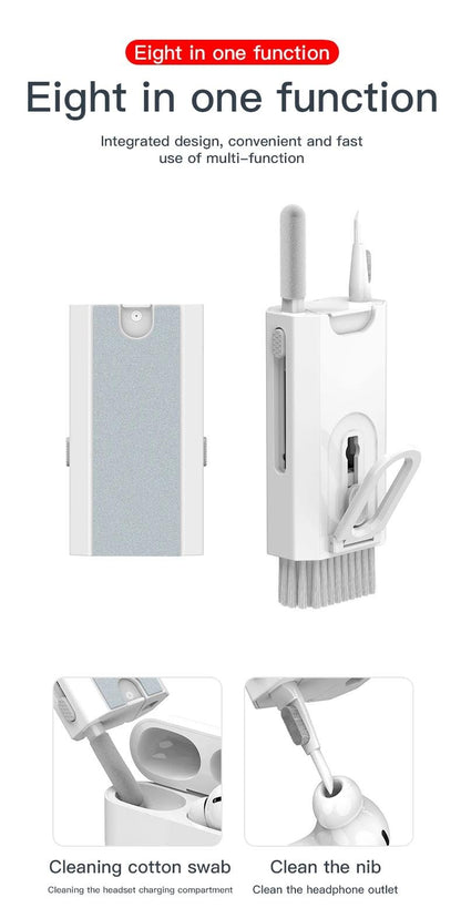 GadgetCare 8 em 1 – O Kit Inteligente para Limpeza Profissional dos Seus Dispositivos Portátil. Completo