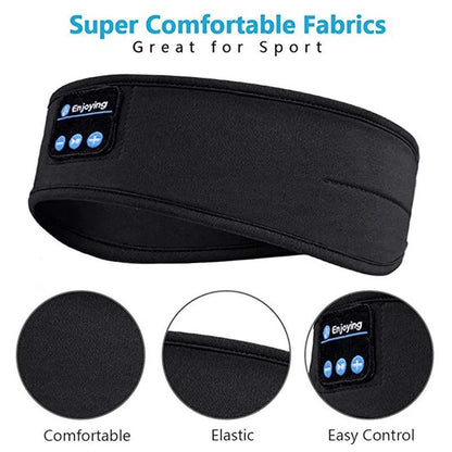 Máscara de Olho com Fone Bluetooth Embutido – Ideal para Dormir, Meditar, Viajar ou Treinar com Conforto Total