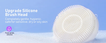 GlowSpa™ 7 em 1 – Escova Elétrica Facial Rosa com Limpeza Profunda, Esfoliação e Massagem Rejuvenescedora