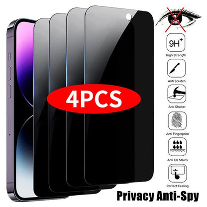 Kit com 4 Películas de privacidade para iPhone